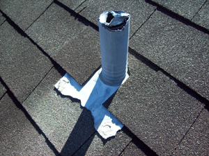 Damaged Roof Vent Repair in Greater Roanoke